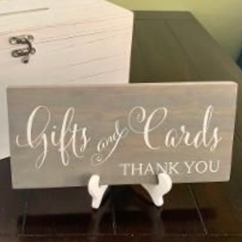 3!! Wedding signs with stands